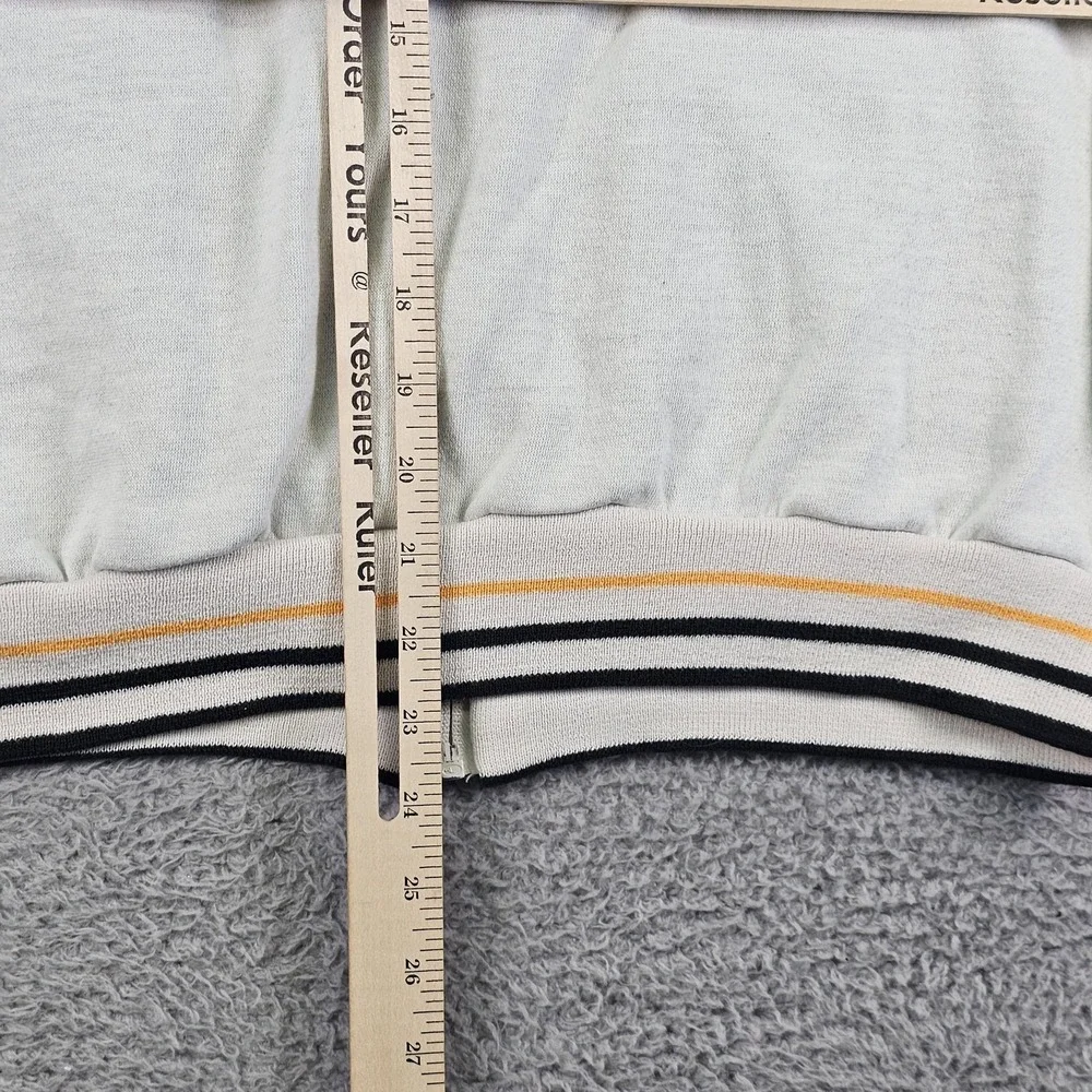 Vintage Adidas Jacket Mens Medium Large White Yellow‎ Track Full Zip Trefoil 90s